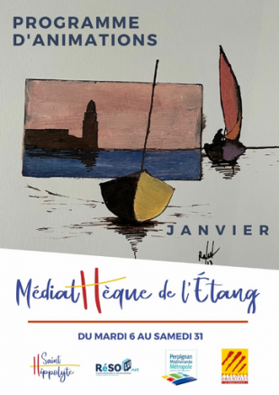 PROGRAMME ANIMATIONS JANVIER 2026 - Médiathèque de l'Etang - Saint-Hippolyte