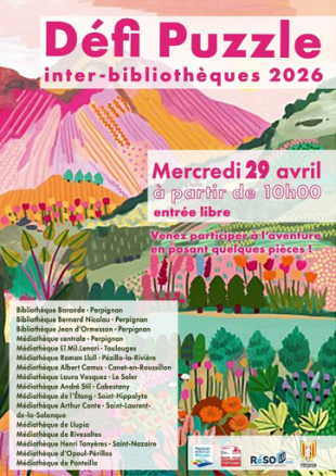 Rivesaltes - Défi puzzle inter-bibliothèques