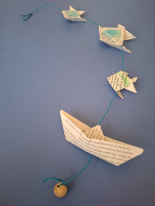 Atelier créatif : mobile poissons - Bibliothèque de Cabestany