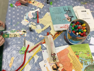 Partir en livre - Atelier créatif : marque pages - Bibliothèque de Cabestany