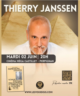 Au cinéma Méga Castillet - Thierry Janssen "Inspirations d'Egypte"- Médiathèque Alexandre Jardin de Saleilles