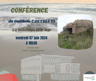 Conférence de Guillem Castellvi - Médiathèque Victor Hugo - Sainte Marie la mer