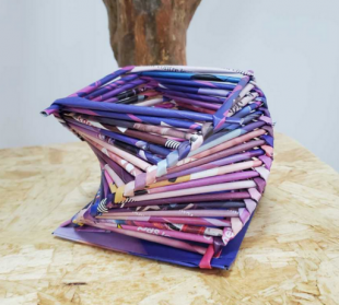 Atelier créatif : vase en papier de livre - Bibliothèque de Cabestany