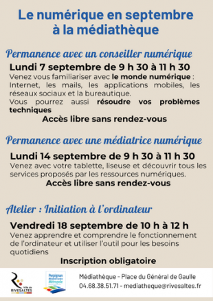 Rivesaltes - Découverte des ressources numériques RésoLu